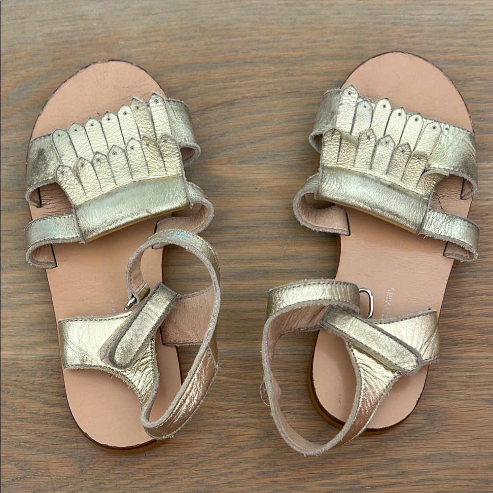 Jacadi Gold Kids Sandals